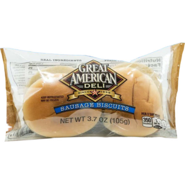 Great American Deli Craft Sausage Twin Biscuits thumbnail