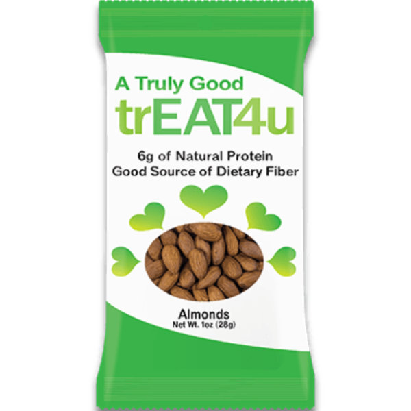 TGF Treat4U Raw Almonds 1oz thumbnail