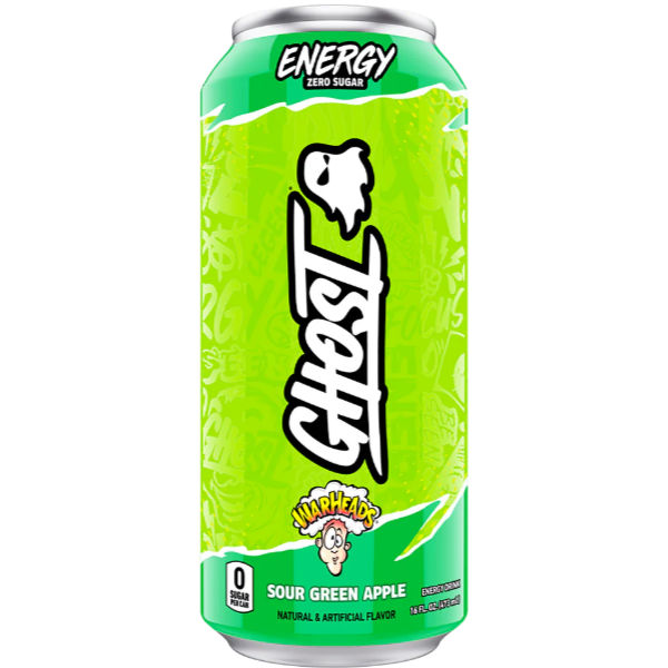 Ghost Energy Warheads Sour Green Apple thumbnail