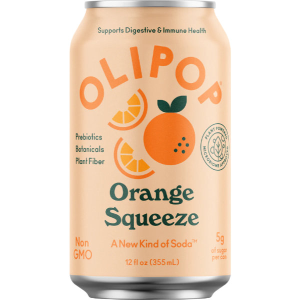 Olipop Orange Squeeze (12/12oz) Cans thumbnail