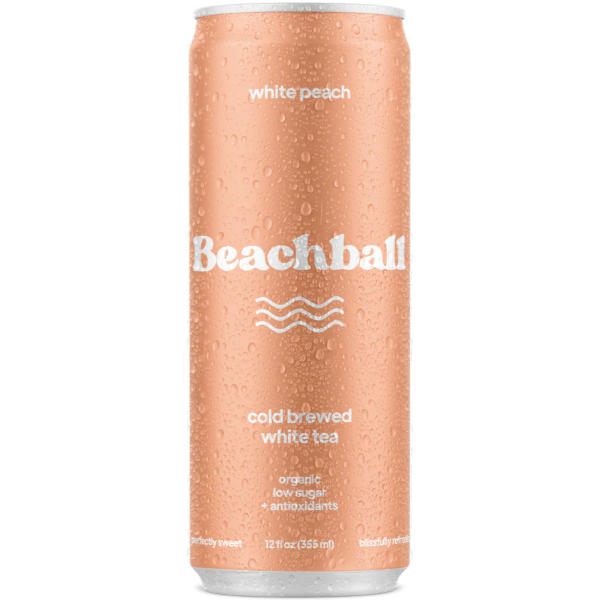 BEACHBALL WHITE PEACH 12/12 OZ thumbnail