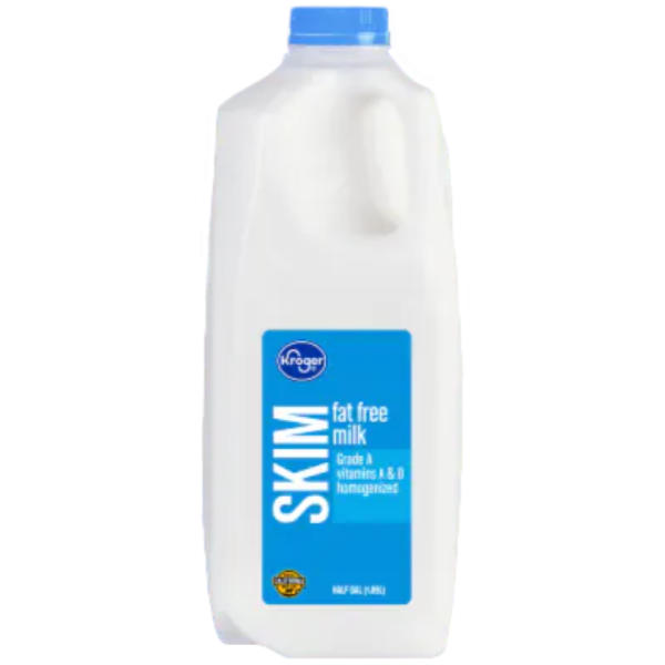 Kroger Skim Milk 0.5gal Bottle thumbnail