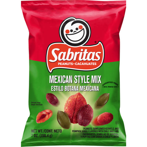 Sabritas Mexican Style Mix Nuts 7oz thumbnail