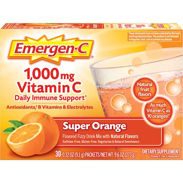 Emergen-C Orange 30Ct Box thumbnail