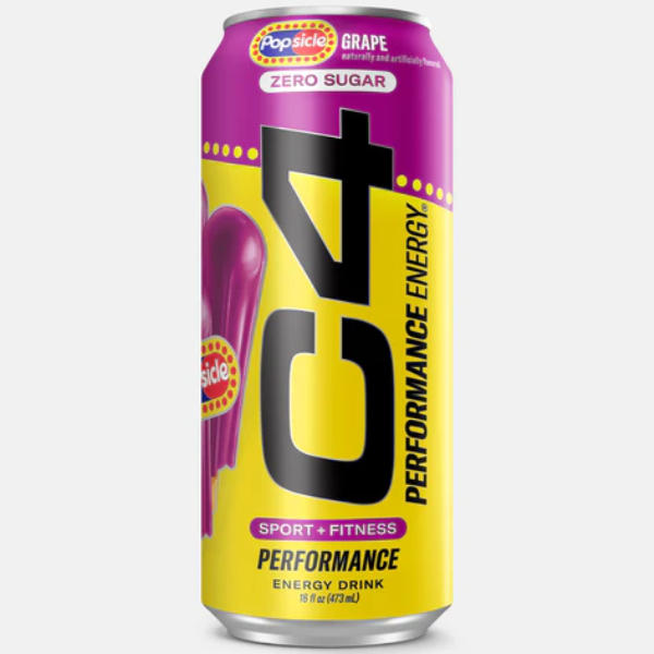 C4 Zero Sugar Performance Energy® X Grape Popsicle®16oz thumbnail