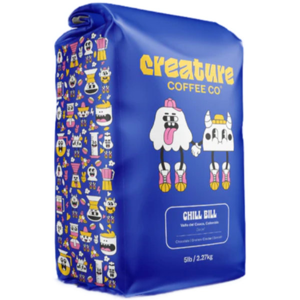 Creature Coffee Chill Bill Decaf Whole Bean 5lb Bag thumbnail