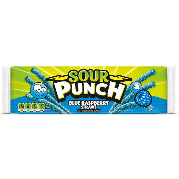 Sour Punch Straws Blue Raspberry thumbnail