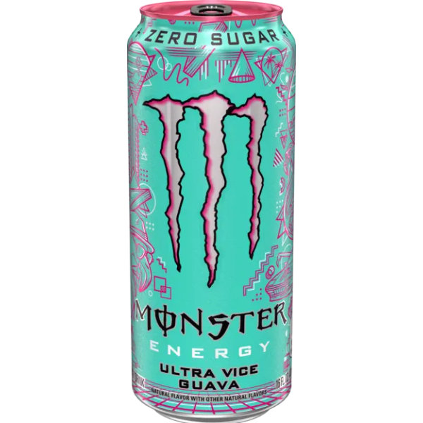 Monster Energy Ultra Vice Guava 16oz SH2 thumbnail