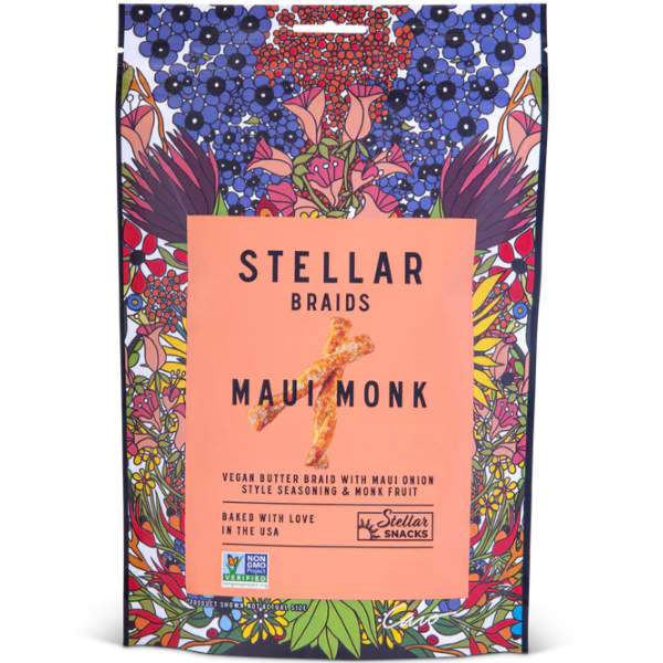 Stellar Mini Braids Maui Monk Pretzels 1.5oz thumbnail
