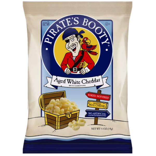 Pirates Booty Aged White Cheddar .5oz - CC 40ct Box thumbnail