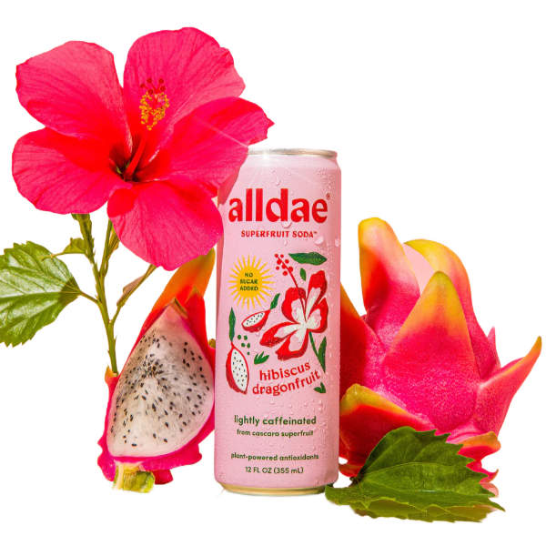 Alldae Superfruit Soda Hibiscus Dragonfruit thumbnail