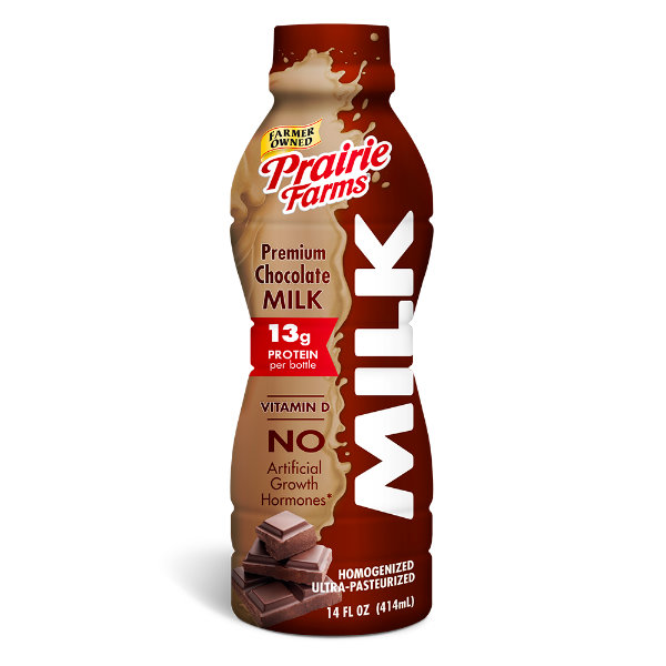 PRAIRIE FARMS PREMIUM CHOCOLATE MILK 14OZ thumbnail