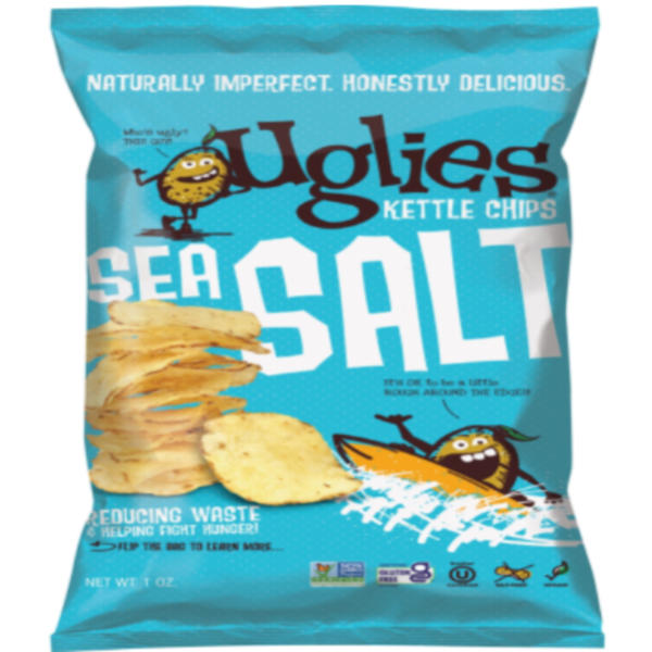 UGLIES KETTLE CHIPS SEA SALT VINEGAR 1oz (32ct) thumbnail