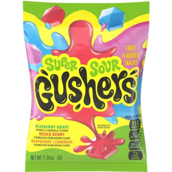 Gushers Super Sour 1.9oz thumbnail