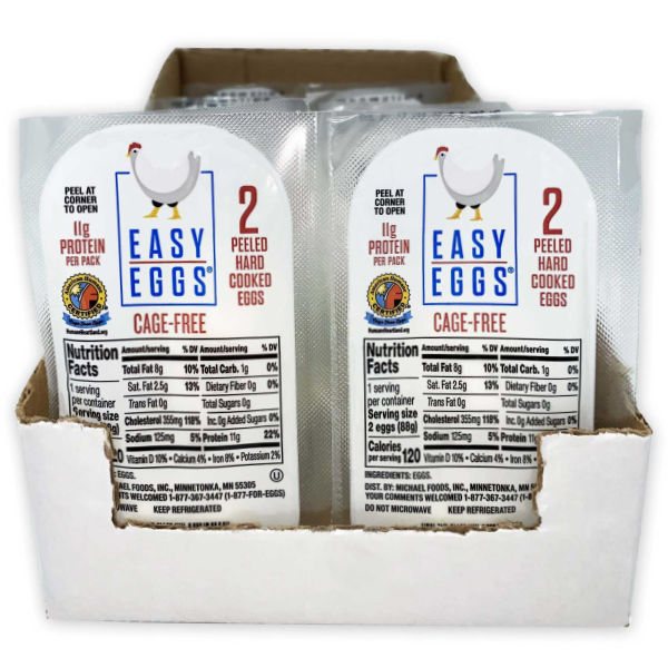 EASY EGG HARD COOKED PEELED EGGS (14ct) CASE thumbnail