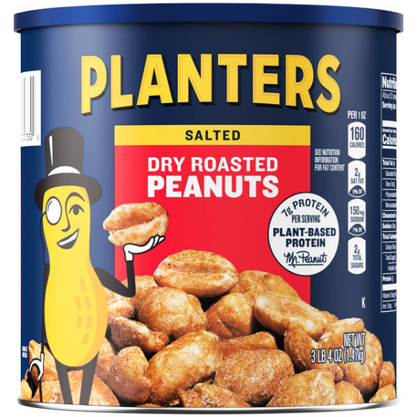 Planters Dry Roasted Peanuts 52oz thumbnail