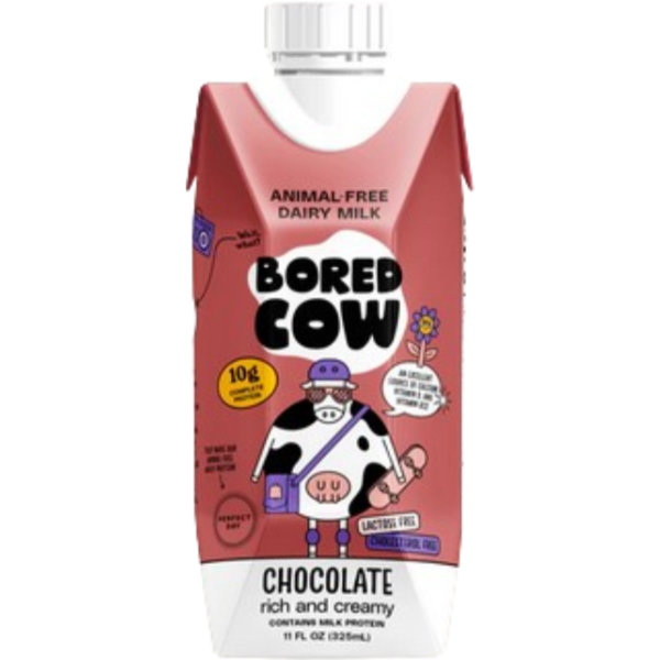 Bored Cow Animal Free Chocolate Milk 11oz Carton thumbnail