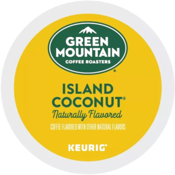 Green Mountain Island Coconut K-Cup Pods 24ct Box thumbnail