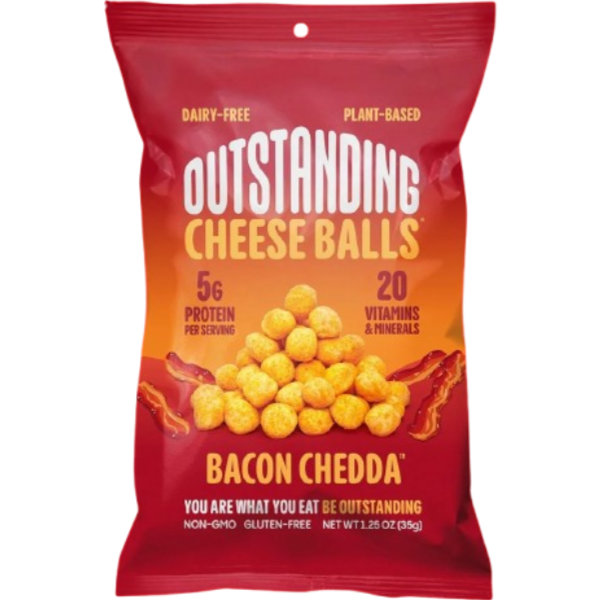 Outstanding Cheese Balls Bacon Cheddar 1.25oz Bag thumbnail