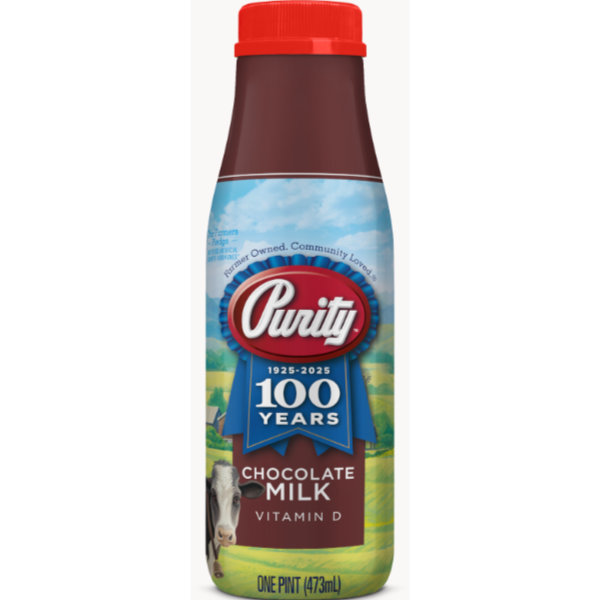 Purity Whole Chocolate Milk 8oz Carton thumbnail