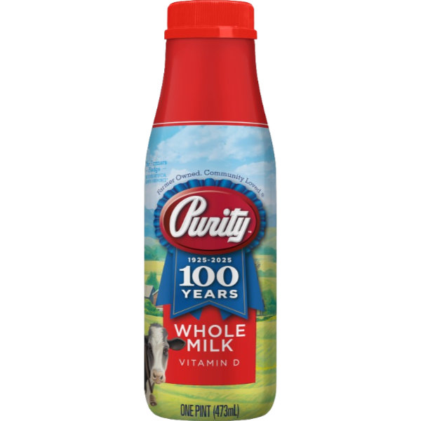 Purity Whole Milk 1pint Bottle thumbnail