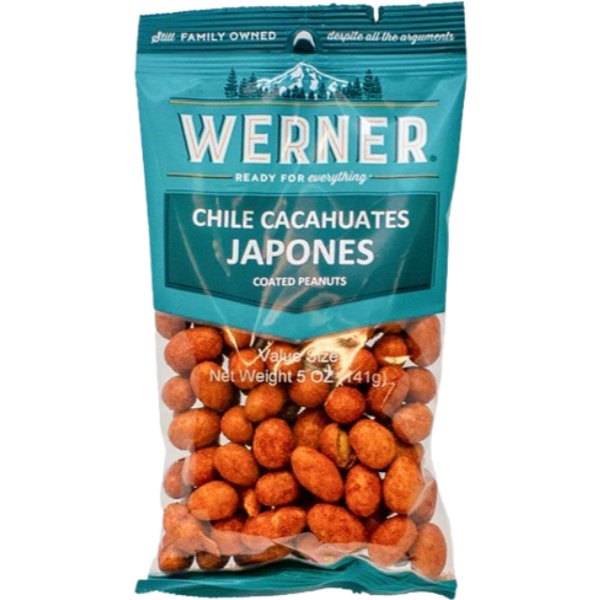 Werner Cacahuates Japones Con Chile 5oz Bag thumbnail