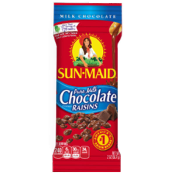 Sunmaid Pure Chocolate Covered Raisin's 2oz thumbnail