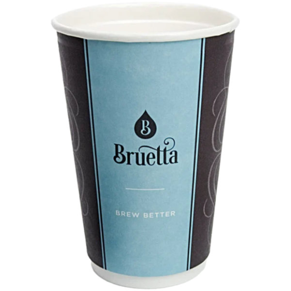 Bruetta Tea 16oz Hot Cup Double Wall 16ct Sleeve thumbnail