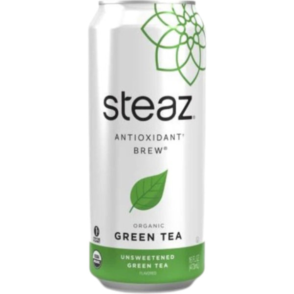 Steaz Unsweet Green Tea 16oz thumbnail