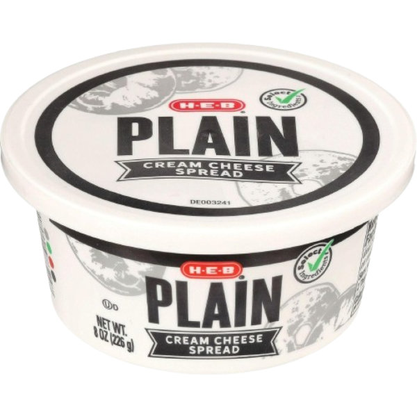 HEB Plain Cream Cheese Spread 8oz thumbnail