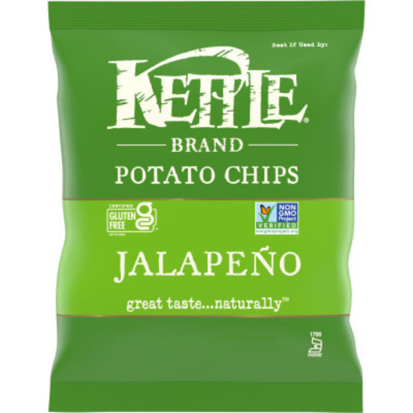 Kettle Brand Potato Chips Jalapeno Chips 1.5 oz thumbnail