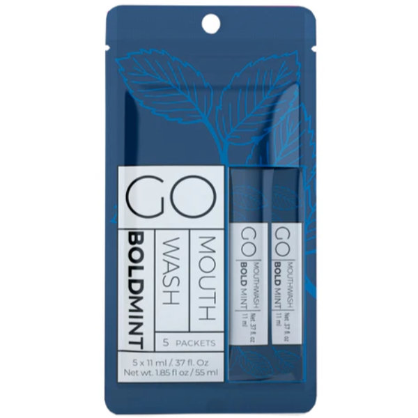 GO Mouth Wash Bold Mint 5ct Packet thumbnail