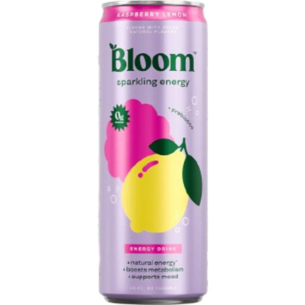 Bloom Energy Raspberry Lemon 12oz thumbnail