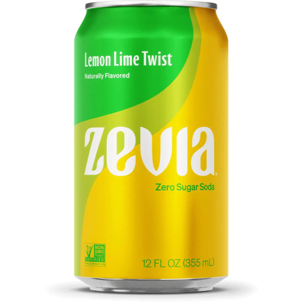 Zevia Lemon Lime Twist 12oz Can thumbnail