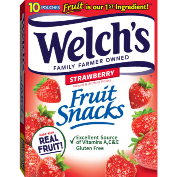 Welchs Fruit Snacks Strawberry 5oz thumbnail
