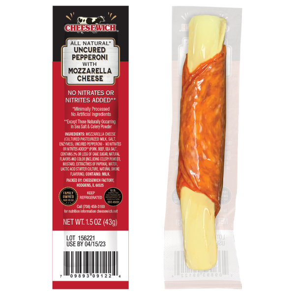 Cheesewich Pepperoni and Mozzarella stick thumbnail
