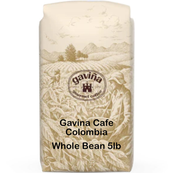 Gavina Whole Bean Cafe Colombia 5lb bag thumbnail