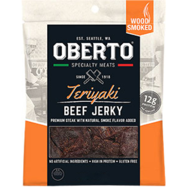 Oberto Jerky Teriyaki Beef 8ct thumbnail