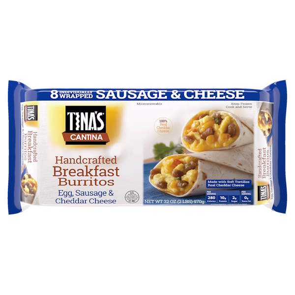 TINA'S BURRITO SAUSAGE BREAKFAST thumbnail
