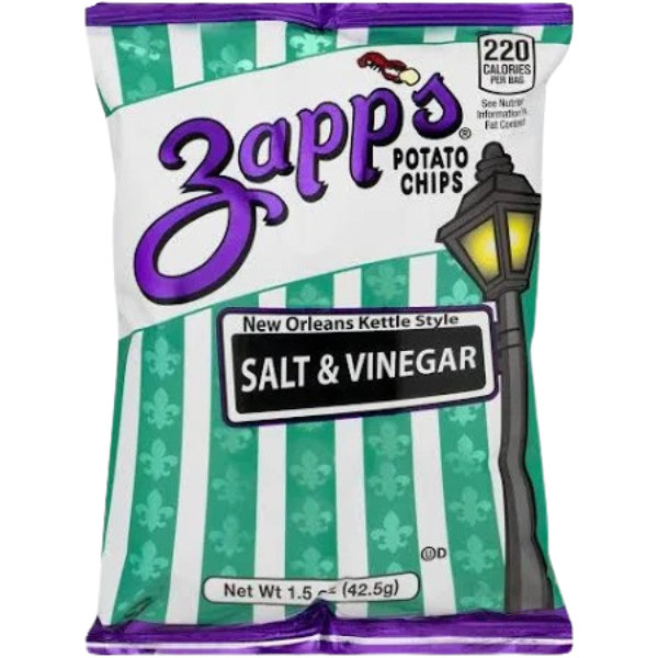 Zapps Salt & Vinegar Chips LSS 1.5oz Bag thumbnail