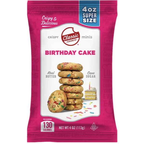 Classic Cookies Birthday Cake 4oz thumbnail
