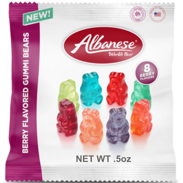 Albanese Eight Flavor Gummi Bear .75oz thumbnail