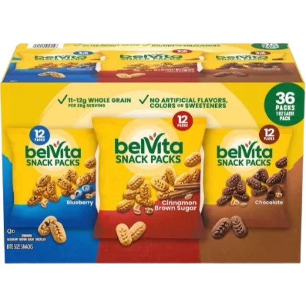 Belvita Bites Breakfast Biscuits Variety 1oz thumbnail