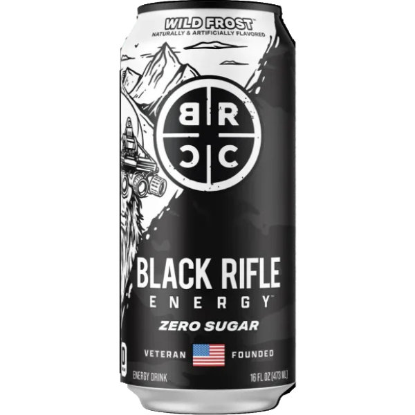 Black Rifle Energy Wild Frost Zero 16oz Can thumbnail