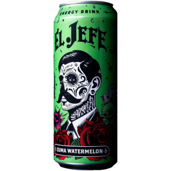 El Jefe Zuma Watermelon Energy Drink 16oz Can thumbnail