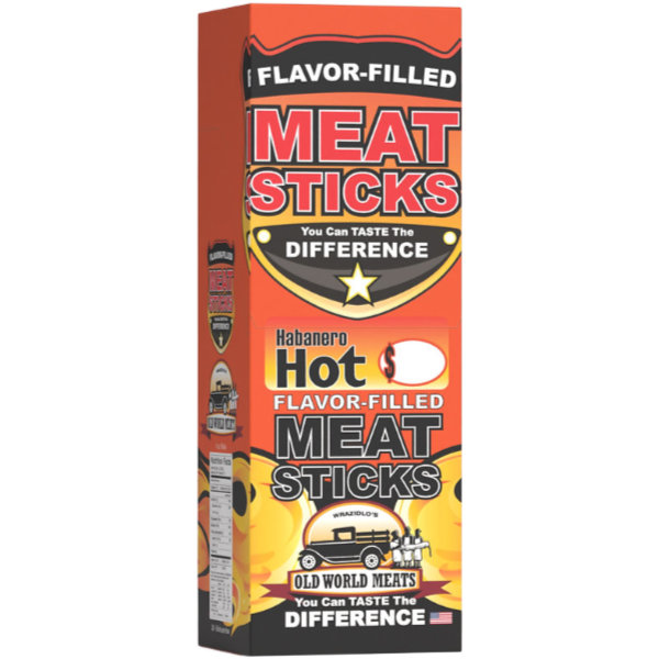Old World Meats Habanero HOT Meat Stick thumbnail