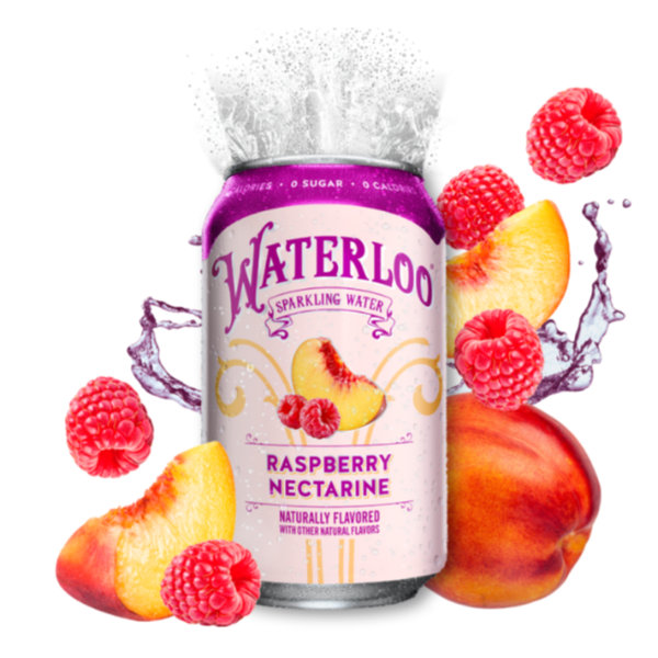 Waterloo Raspberry Nectarine Sparkling Water 12oz thumbnail