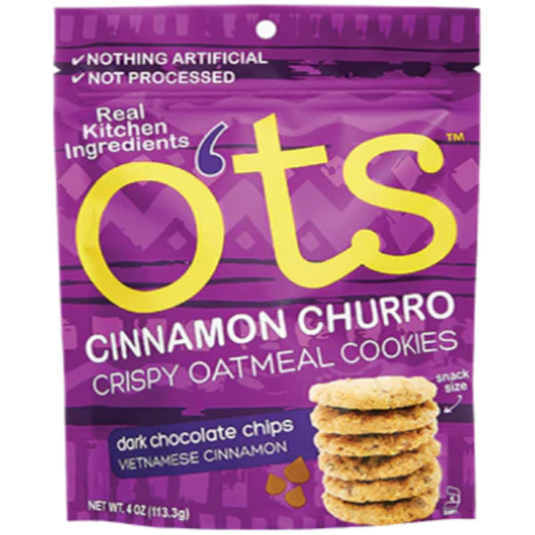 Ots Cinnamon Churro Crispy Oatmeal Cookies 24/.4oz thumbnail