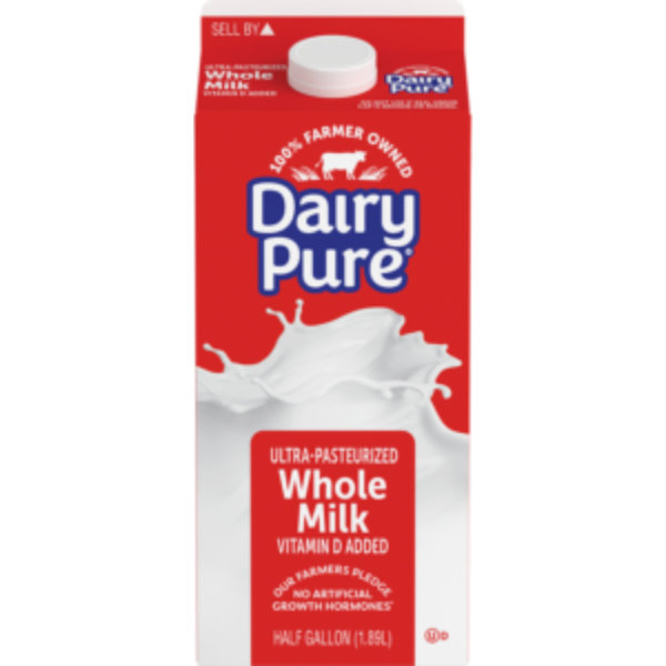 Dairy Pure Whole Milk 0.5gal Carton thumbnail