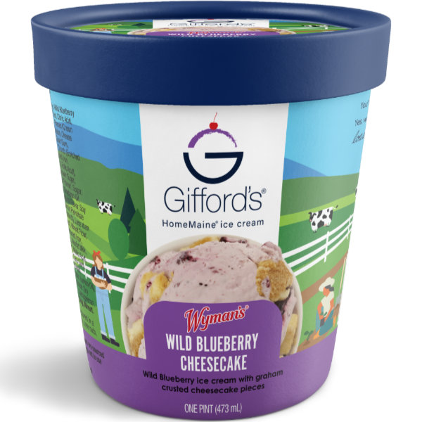 Gifford's Wild Blueberry Cheesecake Pint thumbnail